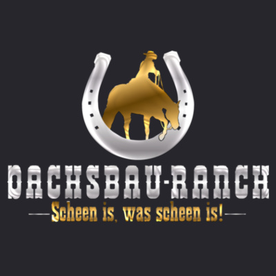 Dachsbau Ranch Rückendruck - Round-T Heavy (180g/m²) Design