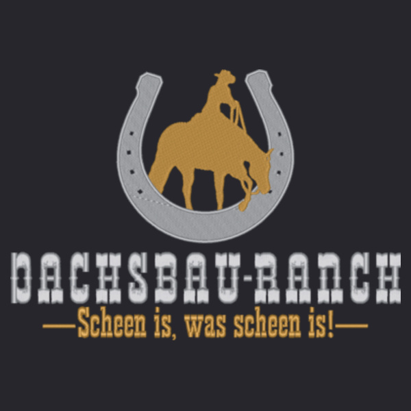 Dachsbau Ranch Rückenstick - Ladies' Hooded Sweat Design