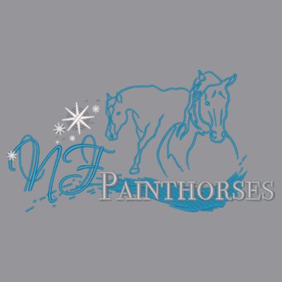 NF Painthorses Rückenstick - Men's Knitted Hybrid Vest Design