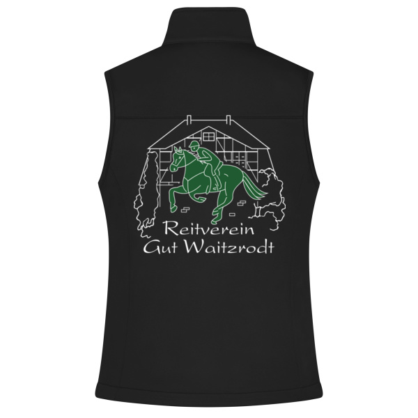 Rückendruck - Ladies' Softshell Vest Miniaturansicht