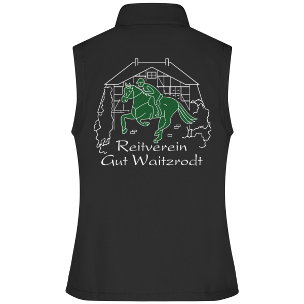 Rückendruck - Ladies' Promo Softshell Vest Miniaturansicht