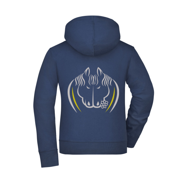 Rückendruck - Ladies' Hooded Jacket Miniaturansicht