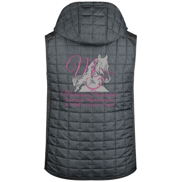 Rückenstick - Men's Knitted Hybrid Vest Miniaturansicht