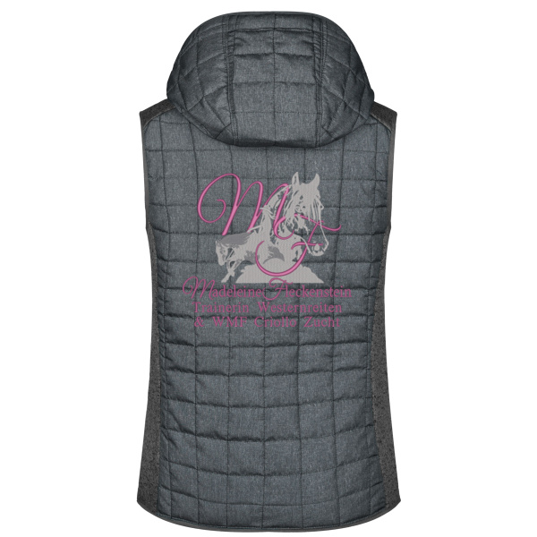 Rückenstick - Ladies' Knitted Hybrid Vest Miniaturansicht