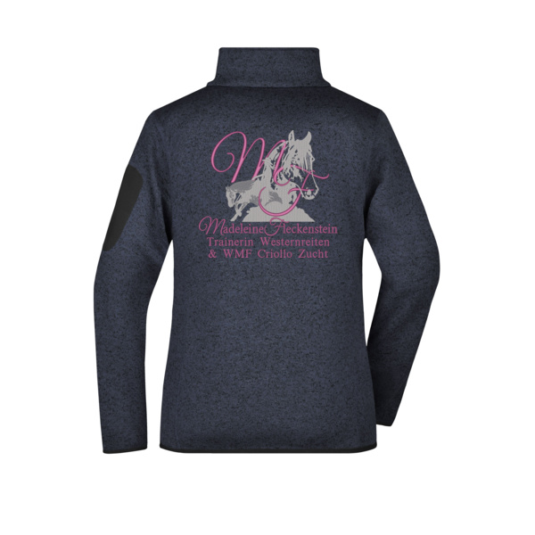 Rückenstick - Ladies' Knitted Fleece Jacket Miniaturansicht