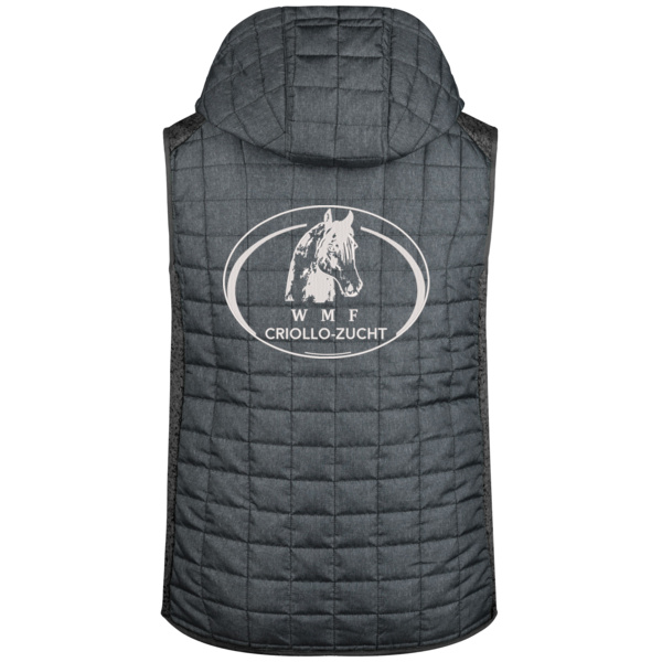 Rückenstick - Men's Knitted Hybrid Vest Miniaturansicht