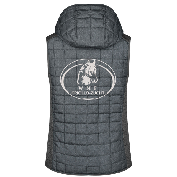 Rückenstick - Ladies' Knitted Hybrid Vest Miniaturansicht