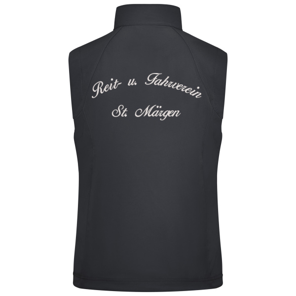 Rückenstick - Ladies' Softshell Vest Miniaturansicht