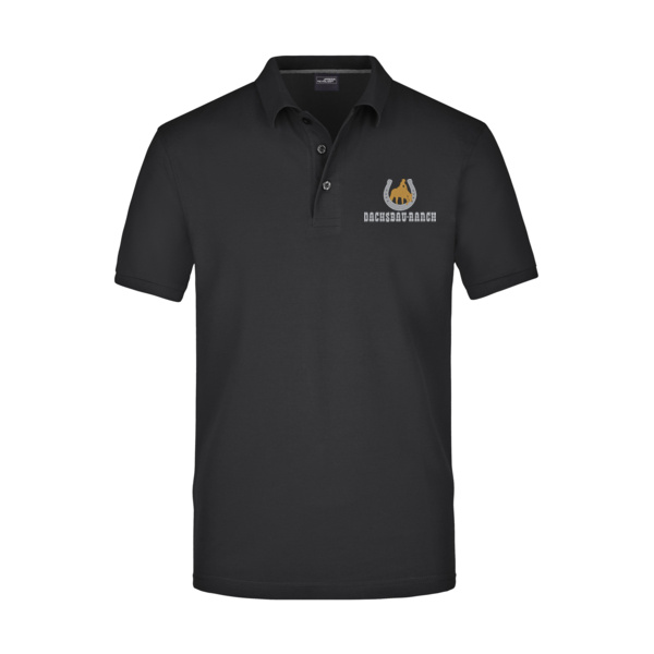 Rücken- und Bruststick - Men's Pima Polo Miniaturansicht