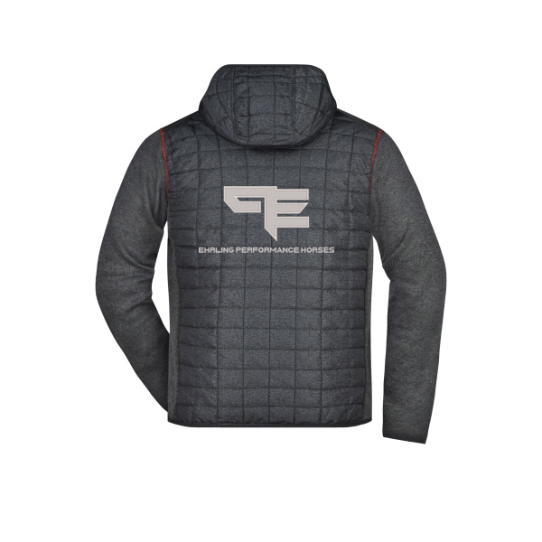 Rückenstick - Men's Knitted Hybrid Jacket Miniaturansicht