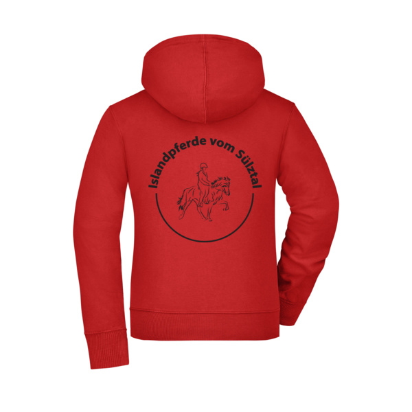 Rückendruck - Ladies' Hooded Jacket Miniaturansicht