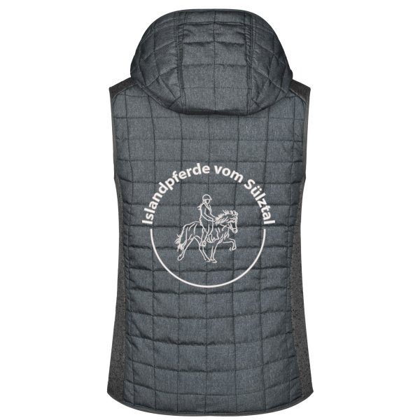 Rückenstick - Ladies' Knitted Hybrid Vest Miniaturansicht