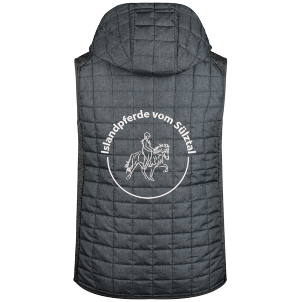 Rückenstick - Men's Knitted Hybrid Vest Miniaturansicht