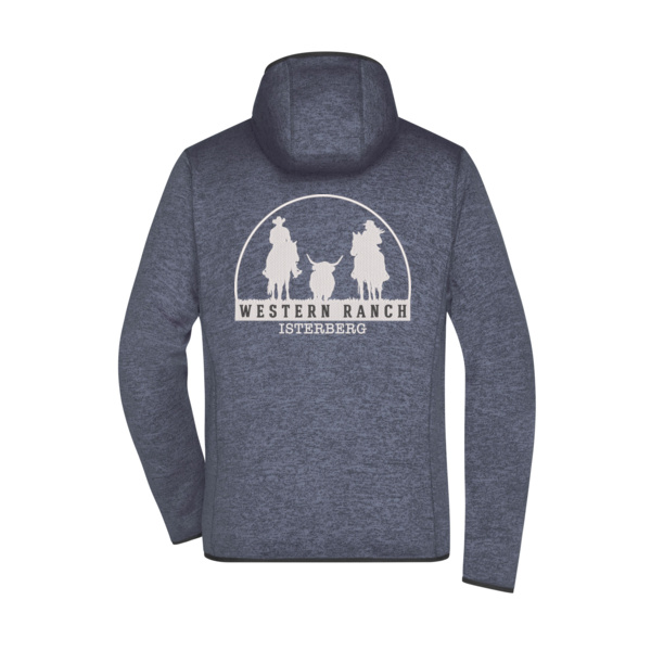 Rückenstick - Men's Knitted Fleece Hoody Miniaturansicht