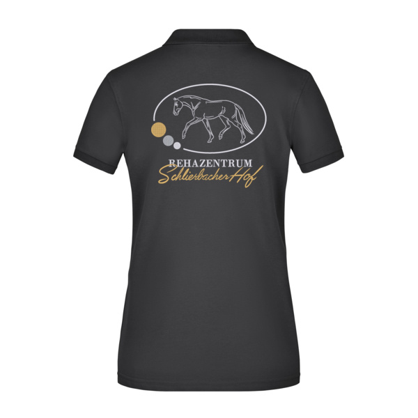 Rückenstick - Ladies' Elastic Polo Piqué Miniaturansicht