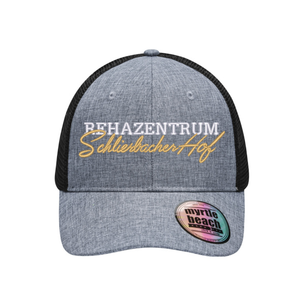 Frontstick - 6 Panel Mesh Cap Mélange Miniaturansicht