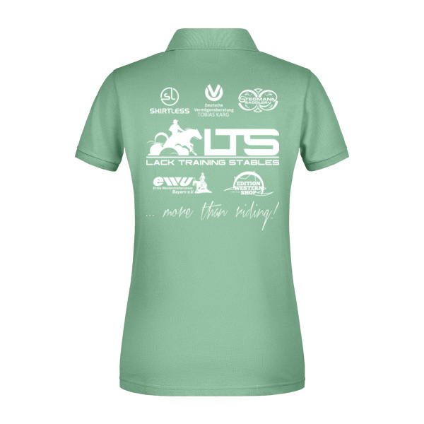 Rückendruck - Ladies' Basic Polo Miniaturansicht