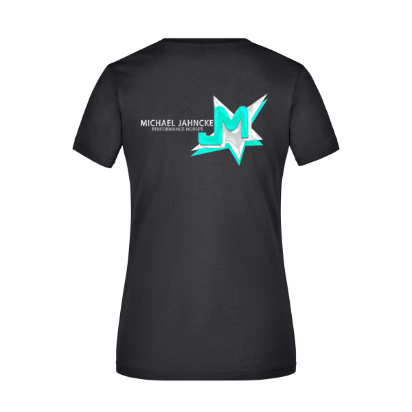 Rückendruck - Ladies' Slim Fit V-T Miniaturansicht