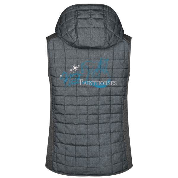 NF Painthorses Rückenstick - Ladies' Knitted Hybrid Vest Miniaturansicht