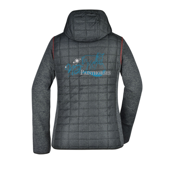 NF Painthorses Rückenstick - Ladies' Knitted Hybrid Jacket Miniaturansicht