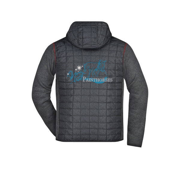 NF Painthorses Rückenstick - Men's Knitted Hybrid Jacket Miniaturansicht