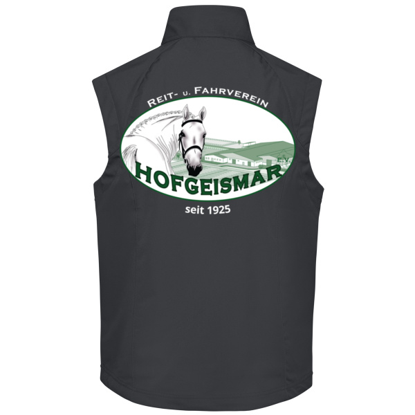 Rückendruck - Men's Softshell Vest Miniaturansicht