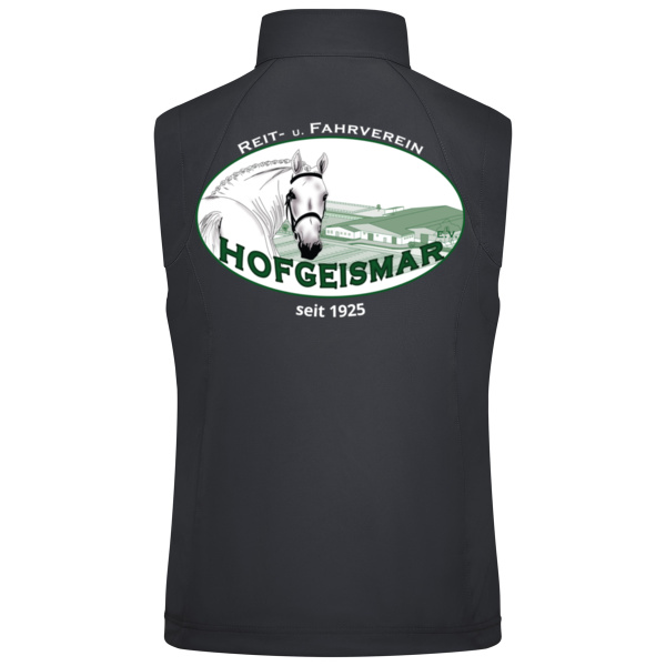 Rückendruck - Ladies' Softshell Vest Miniaturansicht