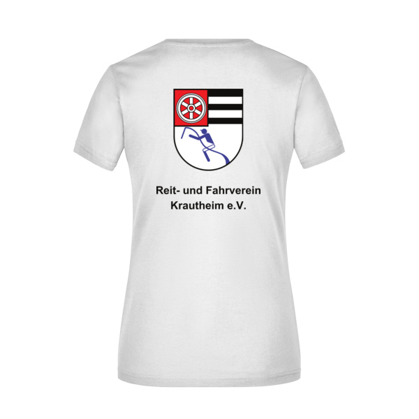 Rückendruck - Ladies' Slim Fit V-T Miniaturansicht