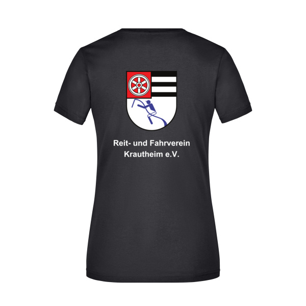 Rückendruck - Ladies' Slim Fit V-T Miniaturansicht