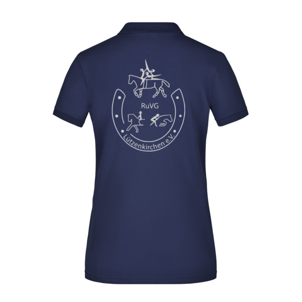 großer Druck - Ladies' Pima Polo Miniaturansicht