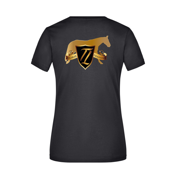 Rückendruck - Ladies' Slim Fit V-T Miniaturansicht