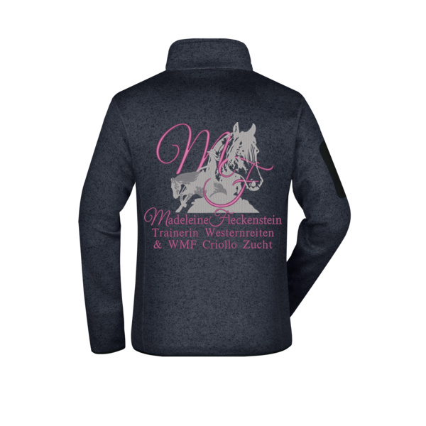 Rückenstick - Men's Knitted Fleece Jacket Miniaturansicht