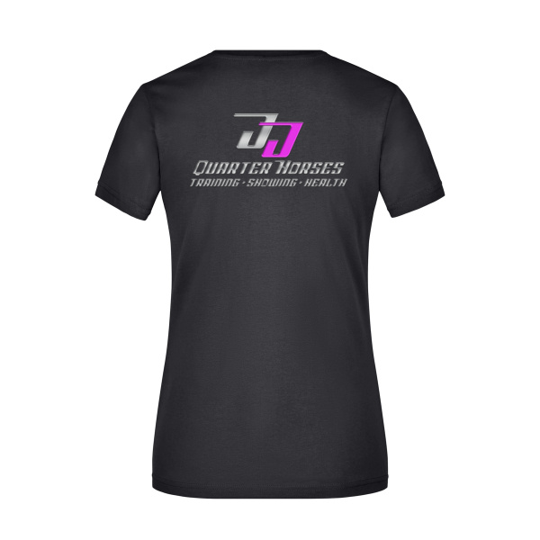 Rückendruck - Ladies' Slim Fit V-T Miniaturansicht