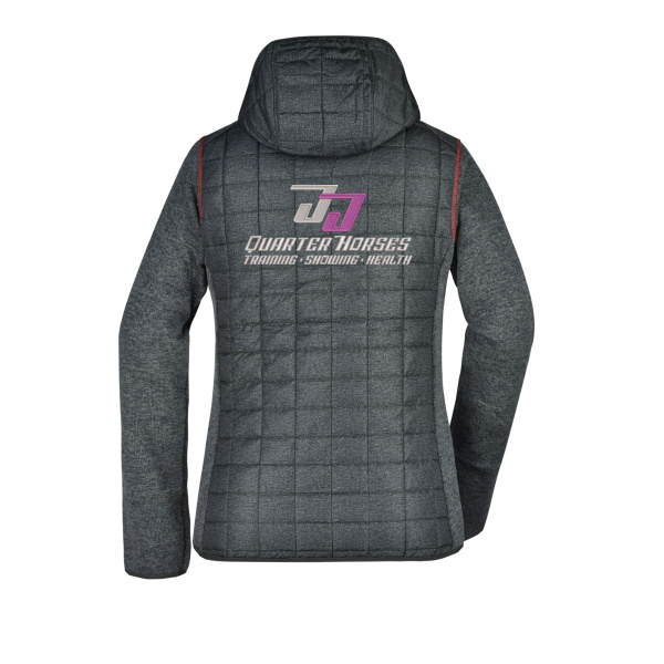Rückenstick - Ladies' Knitted Hybrid Jacket Miniaturansicht