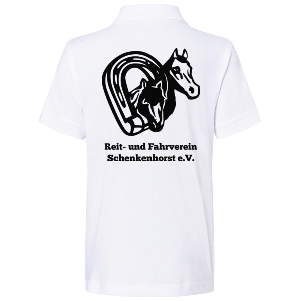 Rückendruck schwarz - Classic Polo Junior Miniaturansicht