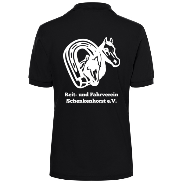 Rückendruck Weiß - Classic Polo Ladies Miniaturansicht