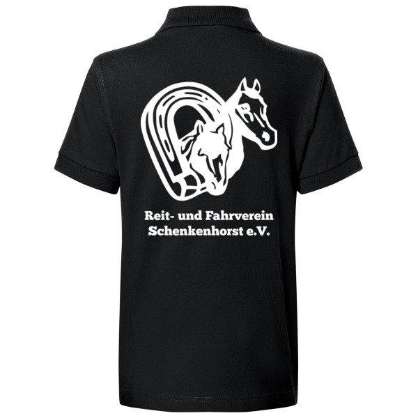 Rückendruck Weiß - Classic Polo Junior Miniaturansicht