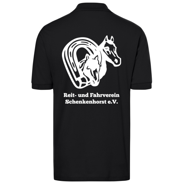 Rückendruck Weiß - Classic Polo Miniaturansicht