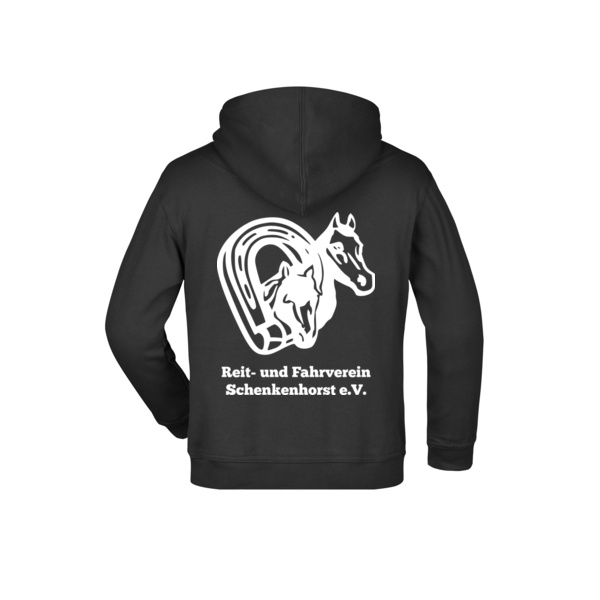 Rückendruck Weiß - Hooded Sweat Junior Miniaturansicht