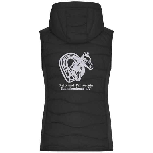 Rückenstick Weiß - Ladies' Hybrid Vest Miniaturansicht