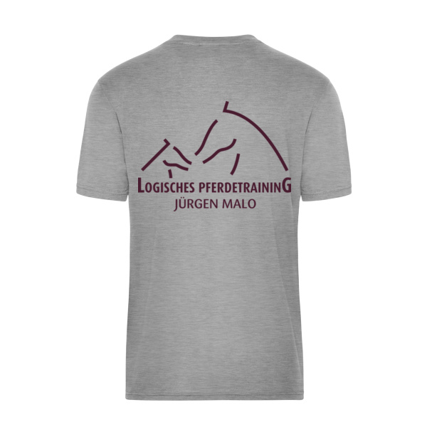 Rückendruck - Men's BIO Workwear T-Shirt Miniaturansicht