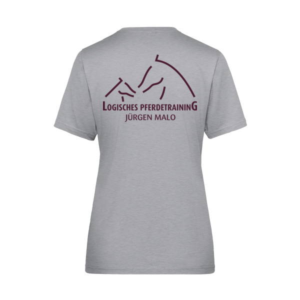 Rückendruck - Ladies' BIO Workwear T-Shirt Miniaturansicht