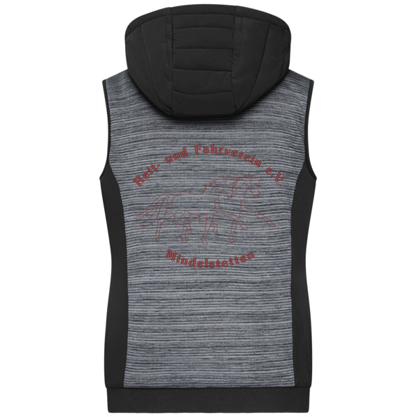 Rückenstick - Ladies' Padded Hybrid Vest Miniaturansicht