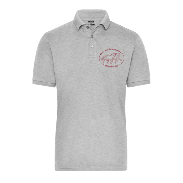 Beidseitiger Druck - Men's BIO Stretch-Polo Work - SOLID - Miniaturansicht